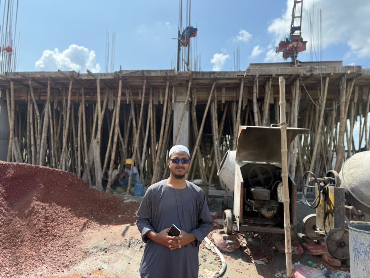 Site visit at an under-construction project